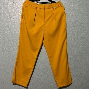 Promod mustard pants women’s size 8